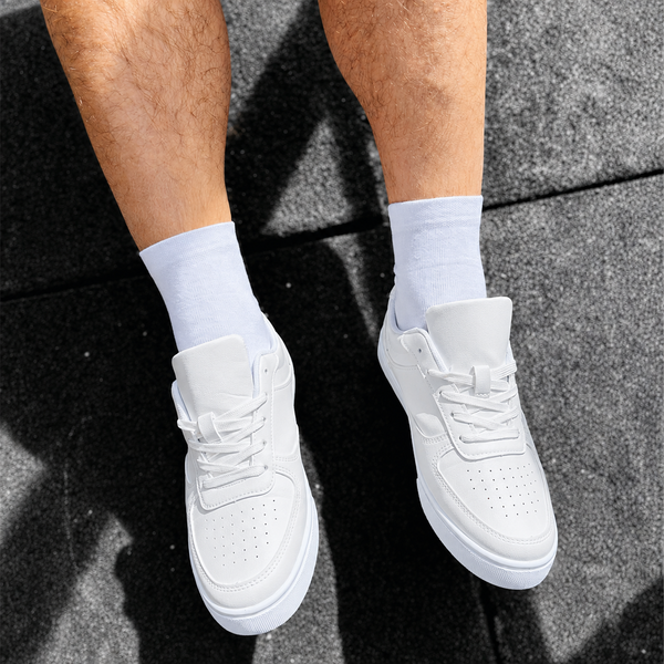 Set mit 10 Paar PREMIUM Baumwollsocken in mittlerer Länge, Unisex – ohne Zehennaht