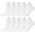 Set mit 10 Paar PREMIUM Baumwollsocken in mittlerer Länge, Unisex – ohne Zehennaht