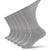 6 Paar druckfreie Socken mit extra weitem Bund für geschwollene Füsse