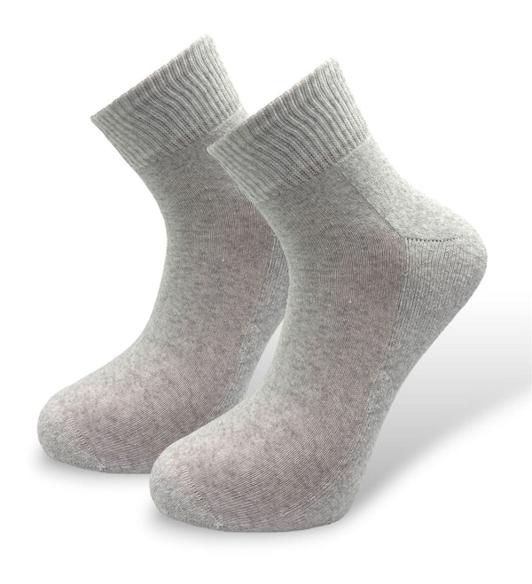 Set mit 5 Paar Sportsocken über dem Knöchel mit Frottee-Sohle – Unisex