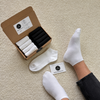 Set mit 10 Paar kurzen Unisex-Socken – Rippstrick Modell #1
