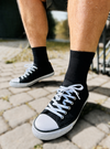 Set mit 10 Paar PREMIUM Baumwollsocken in mittlerer Länge, Unisex – ohne Zehennaht