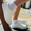 Set mit 6 Paar nahtlosen, kurzen Socken Schwarz + Weiss (über dem Knöchel) - Unisex