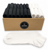 Paket mit 21 Paar kurzen Unisex-Socken – Rippstrick Modell #1