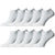 10 Paar PREMIUM Baumwollsocken extra kurz (unter dem Knöchel) – nahtlos, Unisex